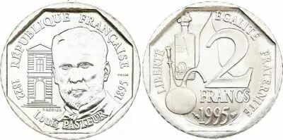 France 2 Francs Louis Pasteur - 1995