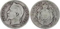 France 2 Francs Napoleon III - 1867 A Paris - Silver - KM.807
