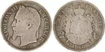 France 2 Francs Napol&eacute;on III - Armoiries 1868 A