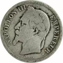 France 2 Francs Napol&eacute;on III - Arms 1866-1870