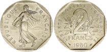 France 2 Francs Seed sower - 1980 - UNC