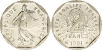 France 2 Francs Seed sower - 1981 - VF