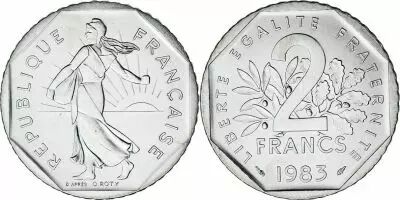 France 2 Francs Seed sower - 1981 UNC