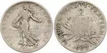 France 2 Francs Semeuse - 1900 - Argent