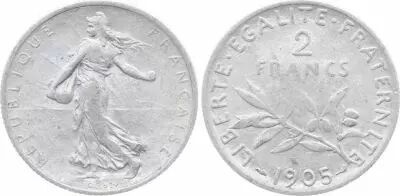 France 2 Francs Semeuse - 1905