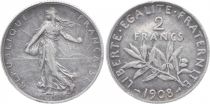 France 2 Francs Semeuse - 1908
