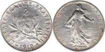 France 2 Francs Semeuse - 1912