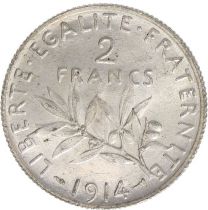 France 2 Francs Semeuse - 1914
