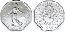 France 2 Francs Semeuse - 1989 FDC - Issu de coffret