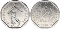 France 2 Francs Semeuse - 1991 frappe monnaie