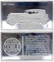 France 2 Oz Silver Bar - Medaillier Franklin - Doble Série E 1925 (1925) - Silver - 1982 - XF to AU