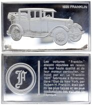 France 2 Oz Silver Bar - Medaillier Franklin - Franklin (1925) - Silver - 1982 - XF to AU