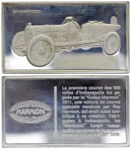 France 2 Oz Silver Bar - Medaillier Franklin - Marmon (1911) - Silver - 1982 - XF to AU