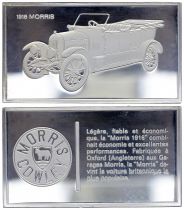 France 2 Oz Silver Bar - Medaillier Franklin - Morris 1916 (1916)  - Silver - 1982 - XF to AU