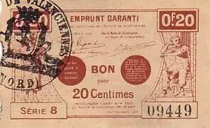 France 20 cent. Valenciennes