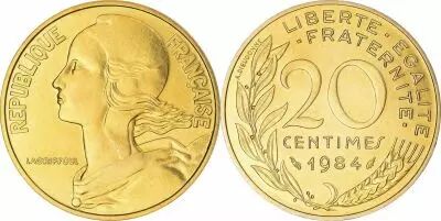 France 20 Centimes Marianne - 1981