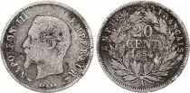 France 20 Centimes Napoleon III - 1854 A Paris Silver