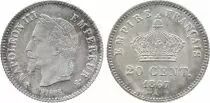 France 20 Centimes Napoleon III - 1867 A