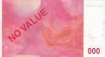 France 20 Euros - Maurice Ravel - Test note with watermark