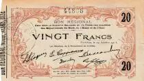 France 20 F Fourmies - 44896 - 24/10/1915