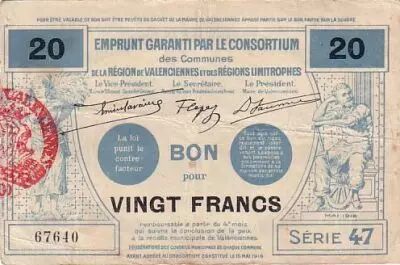 France 20 F Valenciennes