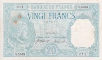 France 20 Francs - Bayard - 05-12-1918 - Serial S.5939 - P.74