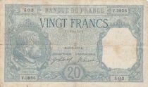France 20 Francs - Bayard - 13-02-1918 - S&eacute;rie V.3956