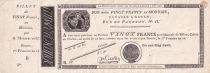 France 20 Francs - Caisse d\'échange des Monnaies Rouen - An 12 - not issued