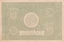 France 20 francs - City of Lille - 15-12-1917 - Série U75 278