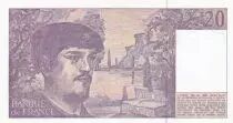 France 20 Francs - Debussy  - 1992 - Serial R.037