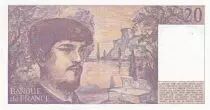France 20 Francs - Debussy - 1980 - Serial A.004 - P.151