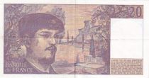 France 20 Francs - Debussy - 1980 - Serial S.005