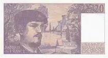 France 20 Francs - Debussy - 1980 - Serial W.004 - P.151