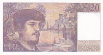 France 20 Francs - Debussy - 1980 - Série C.004