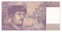 France 20 Francs - Debussy - 1981 - Serial E.008