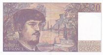 France 20 Francs - Debussy - 1983 - Serial E.011