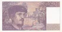 France 20 Francs - Debussy - 1983 - Serial K.011