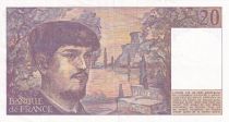 France 20 Francs - Debussy - 1983 - Serial P.011