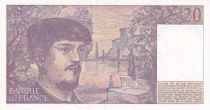 France 20 Francs - Debussy - 1983 - Serial R.012