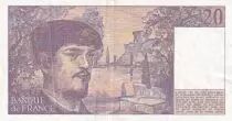 France 20 Francs - Debussy - 1984 - S&eacute;rie F.014