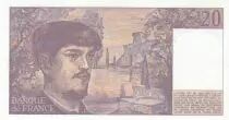 France 20 Francs - Debussy - 1987 - Serial A.019