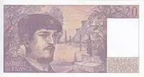 France 20 Francs - Debussy - 1987 - Serial J.021 - P.151