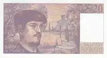 France 20 Francs - Debussy - 1988 - Serial M.023