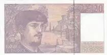 France 20 Francs - Debussy - 1990 - Serial H.029