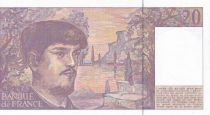 France 20 Francs - Debussy - 1990 - Série A.028 - F.66BIS.01A28