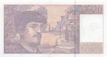 France 20 Francs - Debussy - 1990 - S&eacute;rie V.030