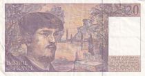 France 20 Francs - Debussy - 1993 - Serial W.039