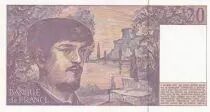 France 20 Francs - Debussy - 1993 - S&eacute;rie K.039