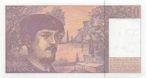France 20 Francs - Debussy - 1997 - Serial J.053