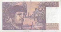 France 20 Francs - Debussy - 1997 - Serial R.056